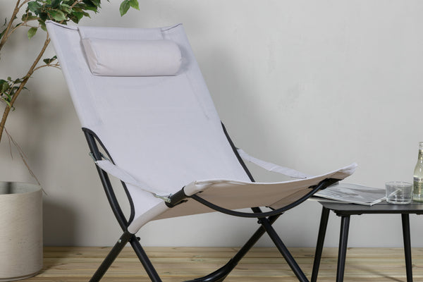 Deckchairs SEVILLE Steel White