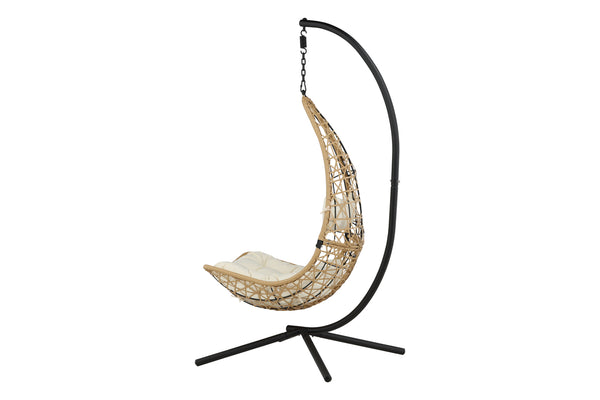 Hanging chairs EDINBURGH Synthetic rattan Nature 