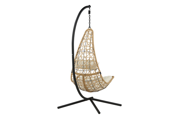 Hanging chairs EDINBURGH Synthetic rattan Nature 