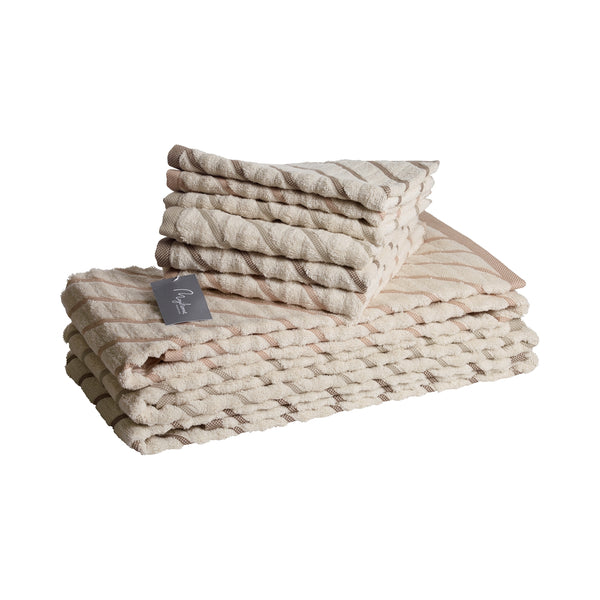 Bath towel 4pcs MASUMI RAND Cotton 30X50 Powder