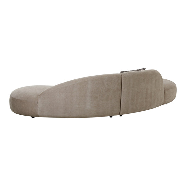 Soffa VENICE Polyester 318*90*72 cm-Natur