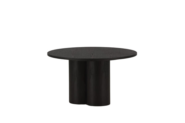 Couchtisch OLIVIA MDF ⌀80cm Schwarz