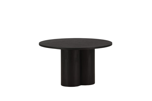 Couchtisch OLIVIA MDF ⌀80cm Schwarz