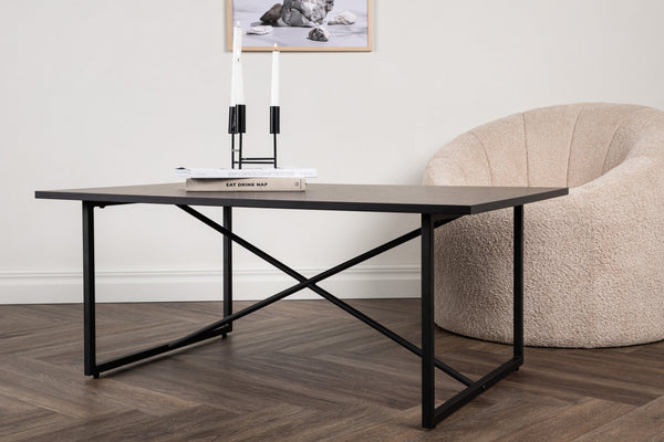 Coffee table PRYOR 70x110cm-MDF Black