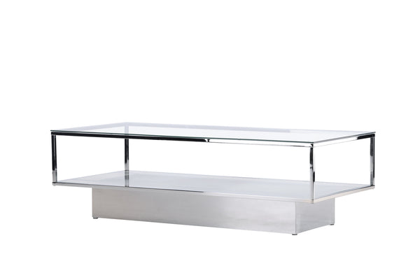 Soffbord MAGLEHEM Glas 130x60x38 Transparent