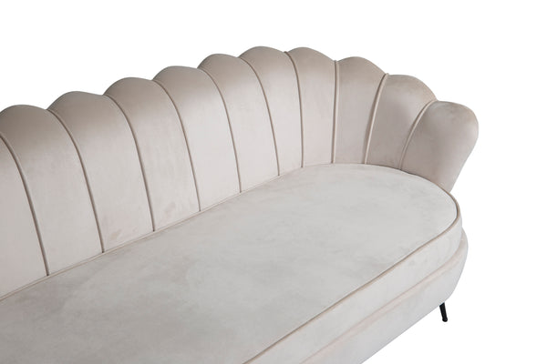 3-Sits Soffa CALAIS Polyester Beige