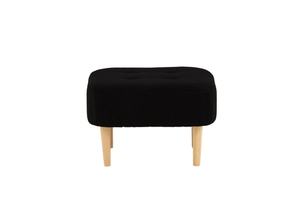 Pouffe SALINA Polyester Black