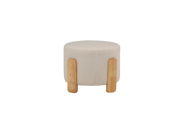 Pouffe COFFEY Linen White