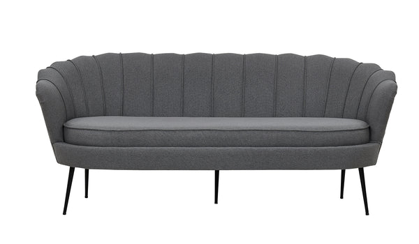 3-Sits Soffa CALAIS Polyester  Grå