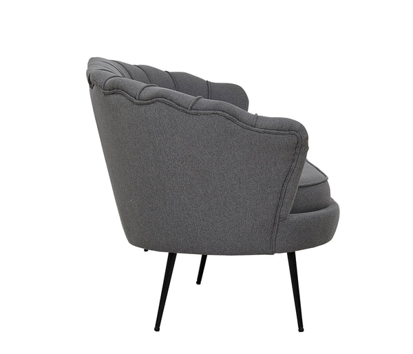 3-Sits Soffa CALAIS Polyester  Grå