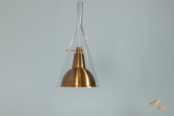 Taklampa SIRIUS Glas E27-Guld