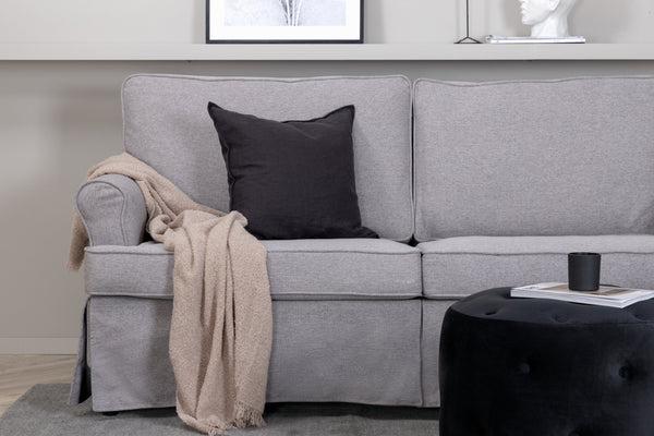 2-Sitzer-Sofa ANTON Polyester Grau