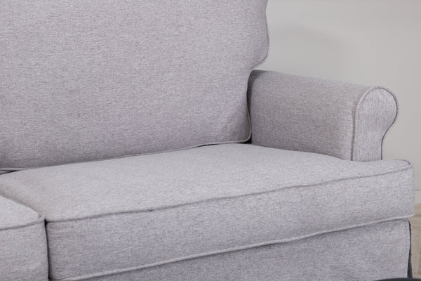 2-Sitzer-Sofa ANTON Polyester Grau