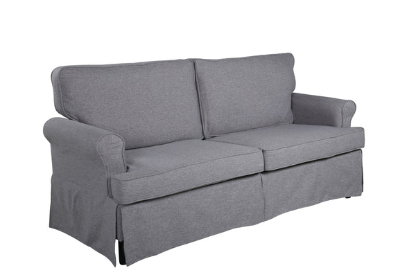 2-Sitzer-Sofa ANTON Polyester Grau