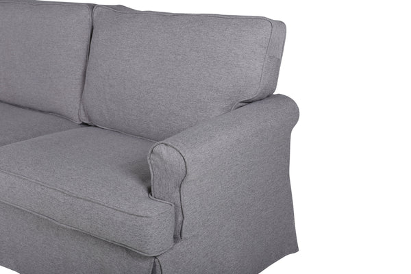 2-Sitzer-Sofa ANTON Polyester Grau