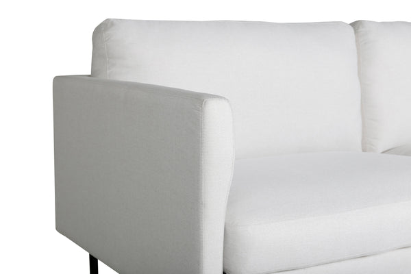 2-Sits Soffa ZOOM Polyester Vit