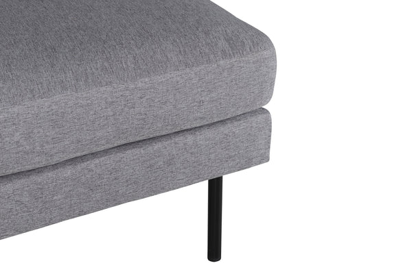 ZOOM Ottoman Polyester Grå