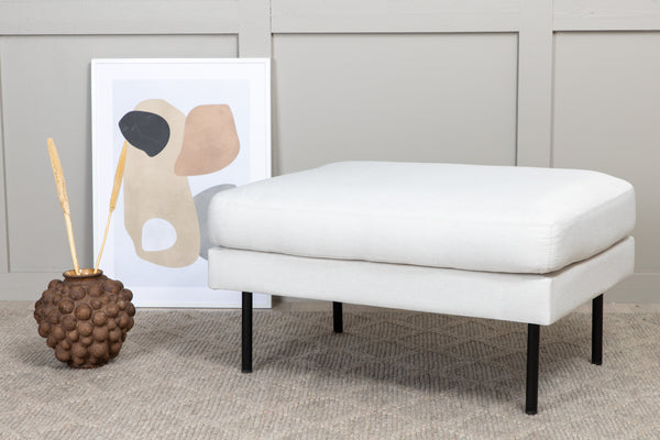 ZOOM Ottoman Polyester Ljusbeige