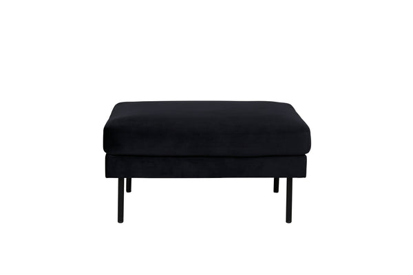 ZOOM Ottoman Velvet Black