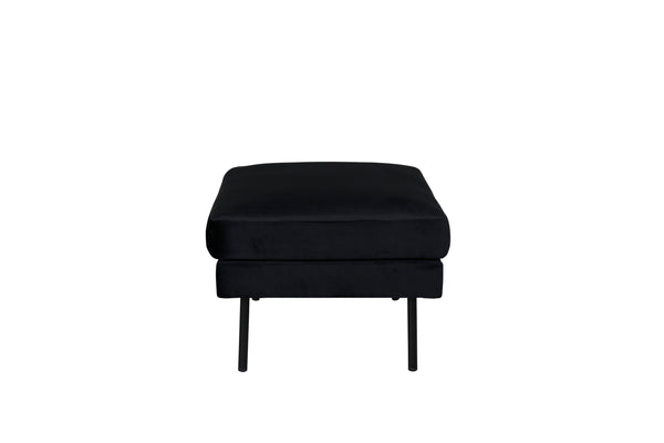 ZOOM Ottoman Velvet Black