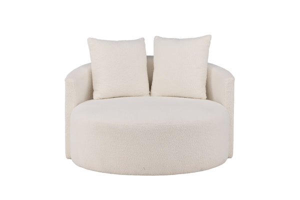 2-Sits Soffa KELSO Polyester -Vit