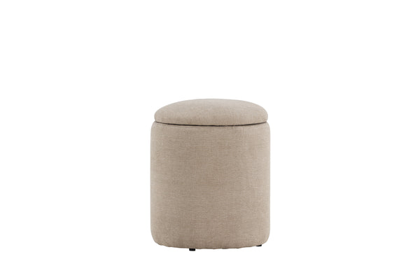 Pouf LIMPEN Linen Beige