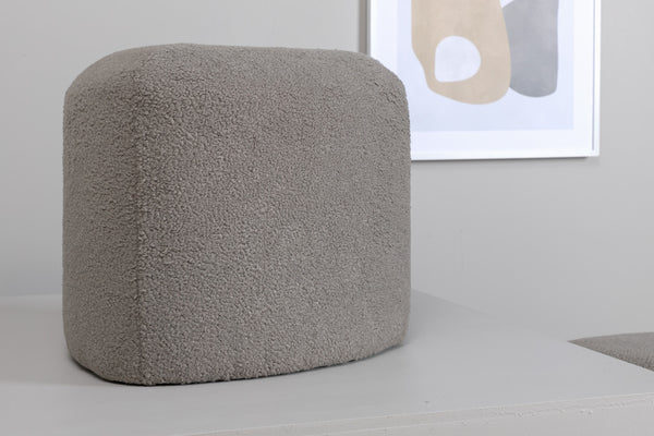 Pouf PEG Teddy-Grey