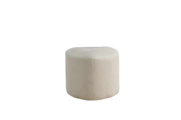 Pouffe PEG Velvet-White