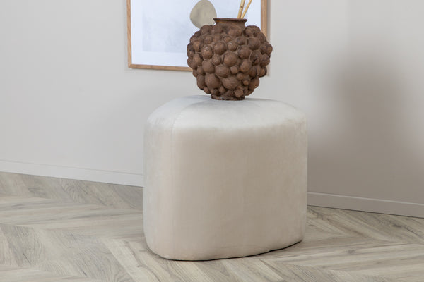 Pouffe PEG Velvet-White