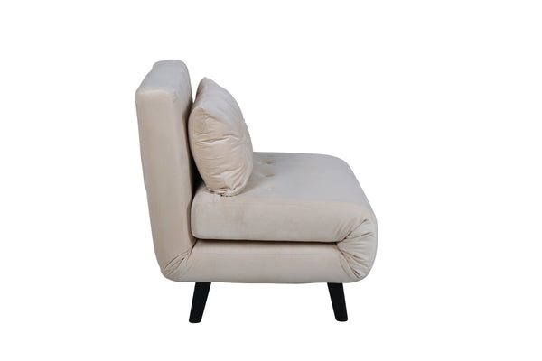 Schlafsofa VICKY Samt Beige