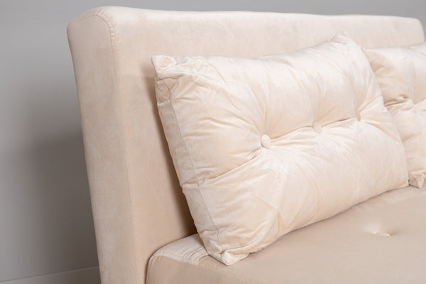 Schlafsofa VICKY Samt Beige