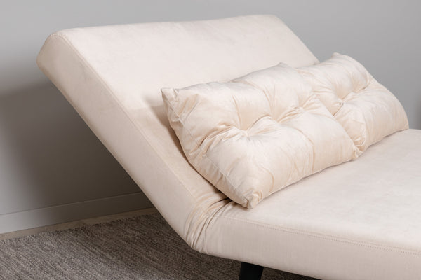 Schlafsofa VICKY Samt Beige