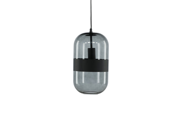 Taklampa DROPP Glas E27-Svart