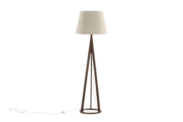 Golvlampa KONA Linen E27-Brun