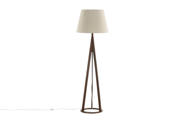 Golvlampa KONA Linen E27-Brun