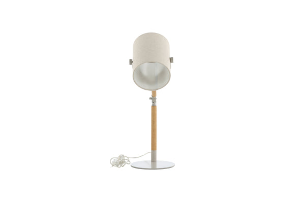 Bordslampa DENNIS Linen E27-Beige