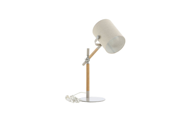 Bordslampa DENNIS Linen E27-Beige