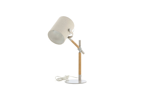 Bordslampa DENNIS Linen E27-Beige