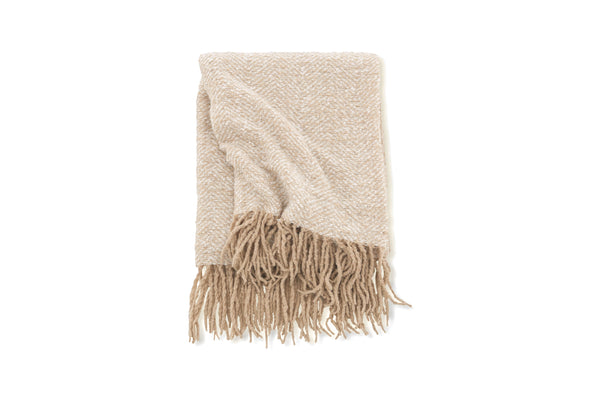 Plädar TOBY Polyester 170x130cm-Beige