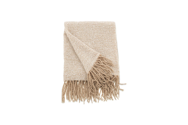 Plädar TOBY Polyester 170x130cm-Beige