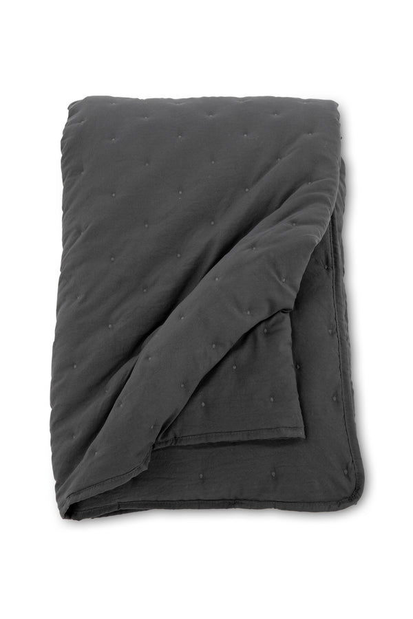 Bedspread SALLY Polyester 180x260cm-Anthracite