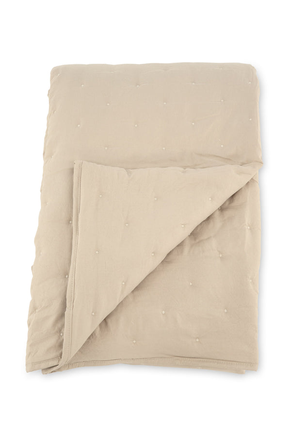 Överkast SALLY Polyester 80x180cm-Beige