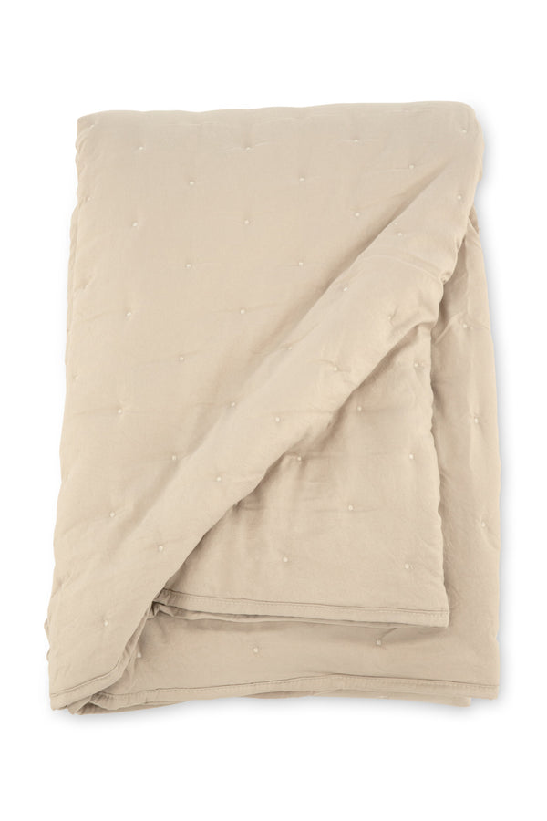 Överkast SALLY Polyester 80x180cm-Beige