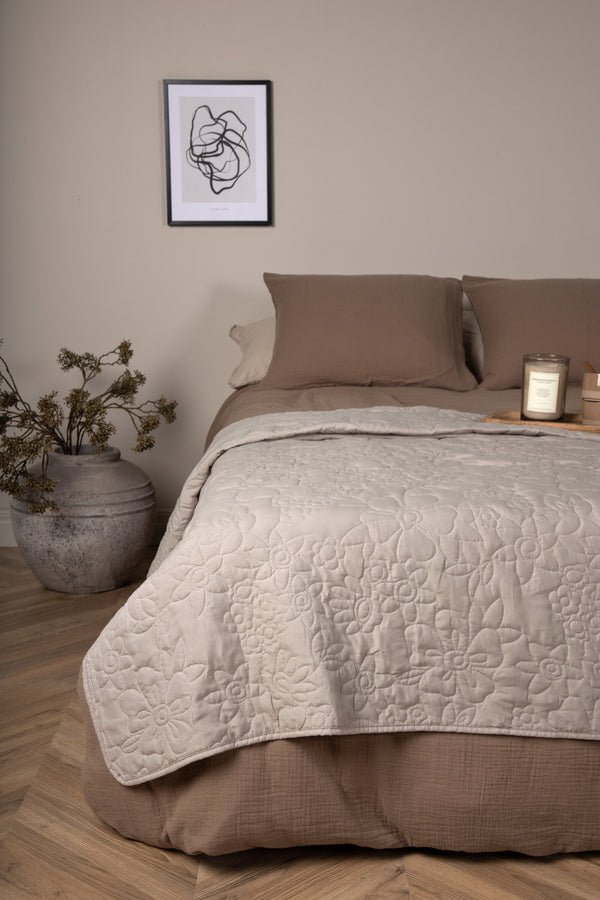 Överkast NIKI Polyester 150x250cm-Beige