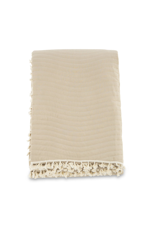 Tagesdecke LIAS Polyester 260x260cm-Beige