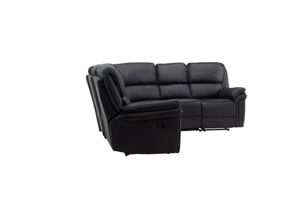 SARANDA 5-Sits Reclinersoffor Svart