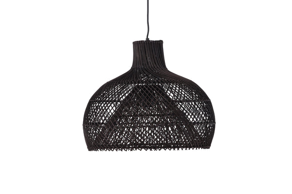 Taklampa LAROCHE Rattan E27-Svart