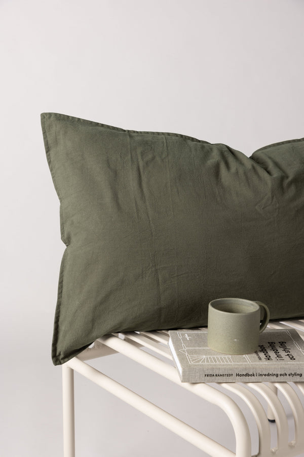 Cushion cover RONJA Cotton 50x90cm-Green