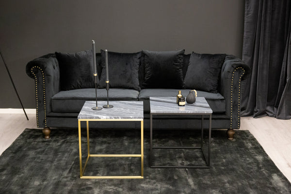 VELVET 3-Sits Soffa Svart