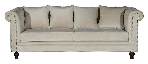 VELVET 3-Sits Soffa Beige